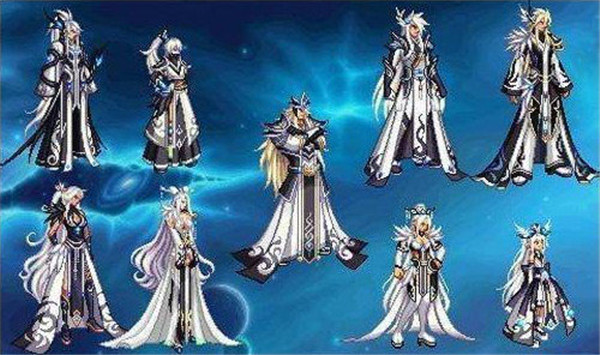 dnf天空套1到12套外观图片一览